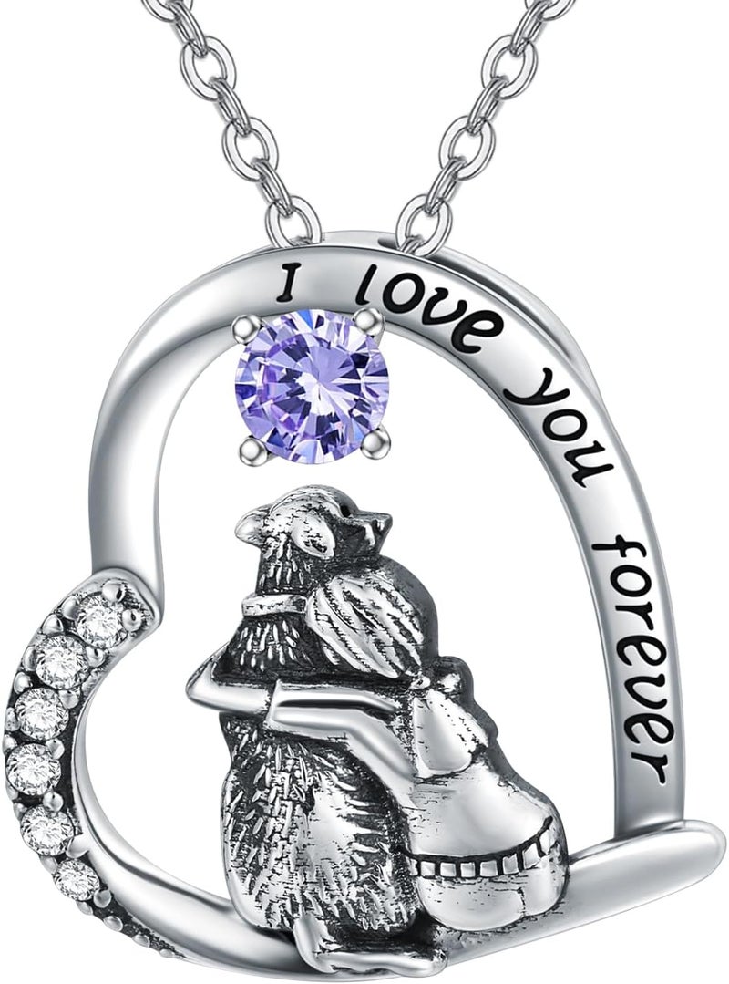 SIMONLY Store Mothers Day Gifts 925 Sterling Silver Dog Necklace Dog Pendant Necklace for Girls Dog Memorial Jewelry Gifts for Women Dog Lovers - Image 1